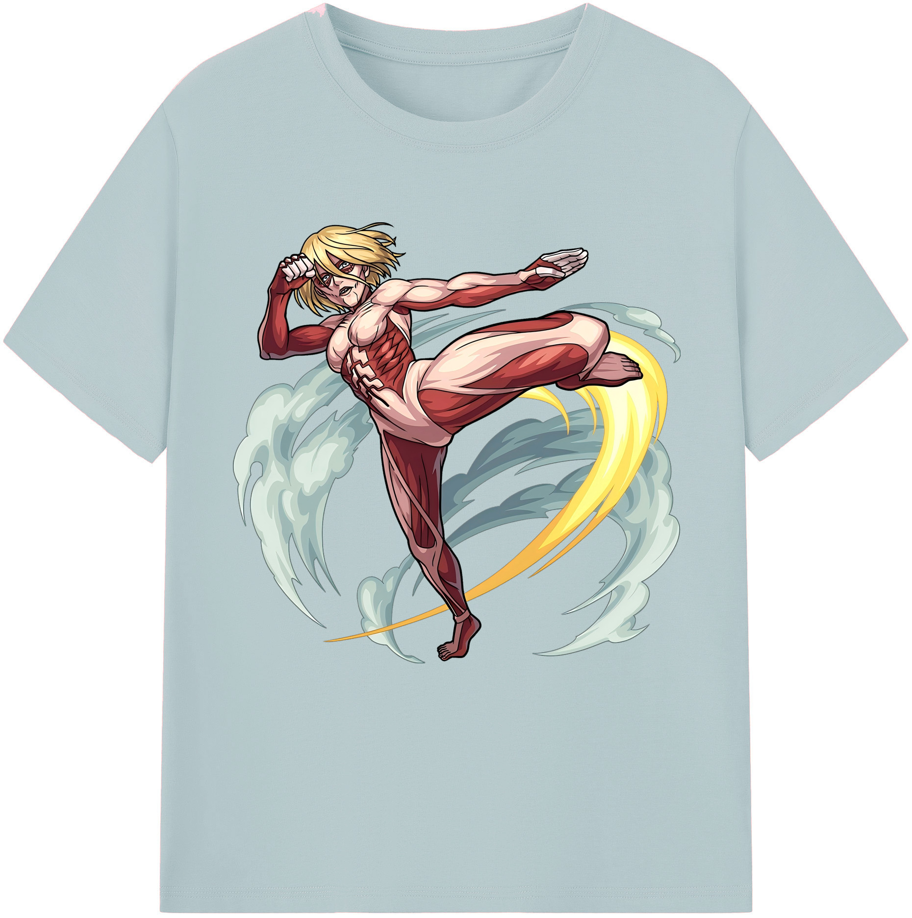 （画像用） 進撃の巨人 Attack on Titan 綿100％半袖Tシャツ（フロントプリント）